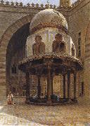 Henry Ferguson Mosque of Sultan Hassan, Cairo. Germany oil painting artist